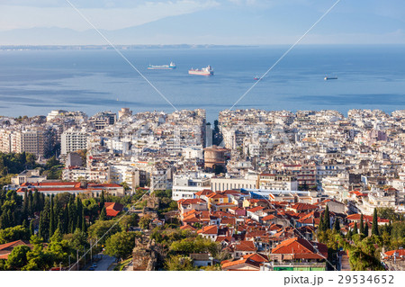Thessaloniki aerial panoramic view 29534652