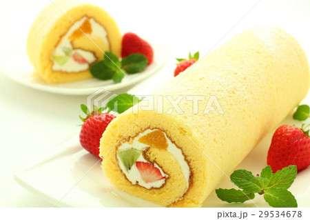 フルーツロールケーキ フルーツロールケーキ 29534678