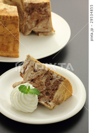 マーブルシフォンケーキ 29534855