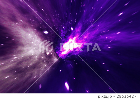 Abstract speed tunnel warp in space, wormhole or 29535427