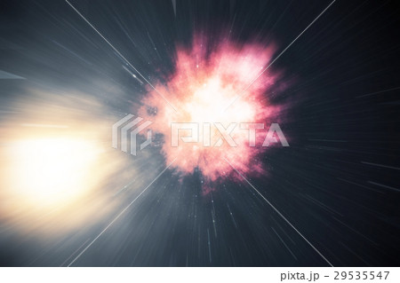 Abstract speed tunnel warp in space, wormhole or 29535547