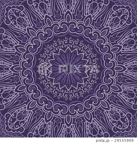 Ornamental purple round background Ornamental purple round background 29535909
