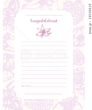 Beautiful Flowers - monochromatic hand drawn 29536619