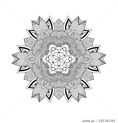 Mandala. Round oriental pattern in indian style 29536740