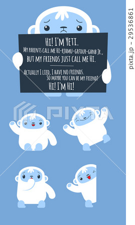 Cute little Yeti set. 29536861