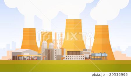 Factory Building Nature Pollution Plant Pipe Waste Factory Building Nature Pollution Plant Pipe Waste 29536996