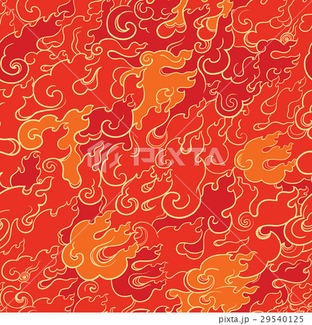 abstract fire seamless pattern 29540125