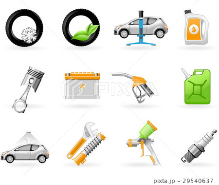 Car service and Repairing icon set Car service and Repairing icon set 29540637