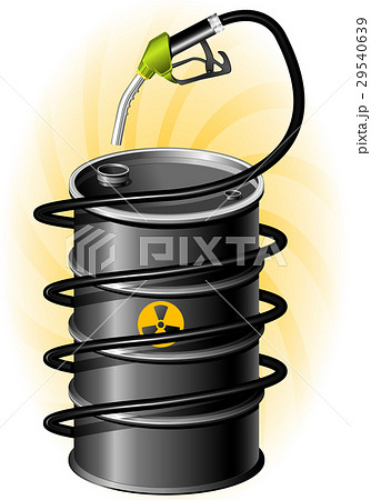 Black oil drum and fuel pump with hose 29540639