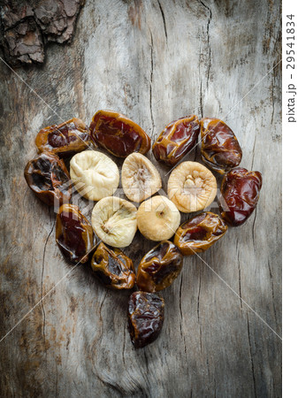 Assortment of dried figs and dates Assortment of dried figs and dates 29541834