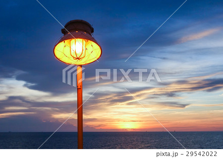 Lighting of warm lamp and lighting of sunset . Lighting of warm lamp and lighting of sunset . 29542022