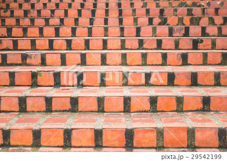 Abstract orange concrete stairs to building Abstract orange concrete stairs to building 29542199