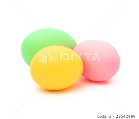 Easter eggs decoration isolated white background 29542499