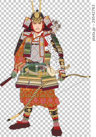 萌葱匂の大鎧を着けた武士 29542763
