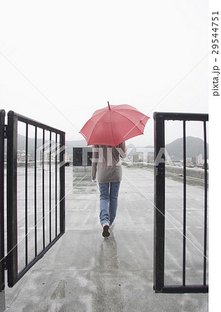 傘をさす女性 29544751