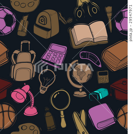 school element doodle pattern 29547971