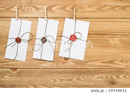 Mail envelope on rope Mail envelope on rope 29548632