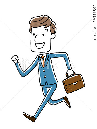ビジネスマン:走る ビジネスマン:走る 29551399