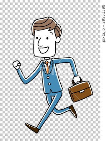 ビジネスマン:走る ビジネスマン:走る 29551399