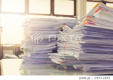 Business Concept, Pile of unfinished documents Business Concept, Pile of unfinished documents 29551893
