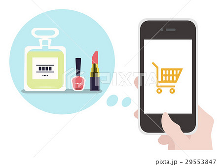 イラスト素材　化粧品　ショッピング 29553847