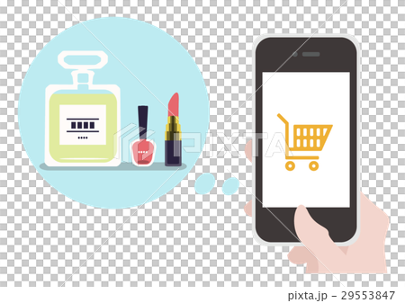 イラスト素材　化粧品　ショッピング 29553847