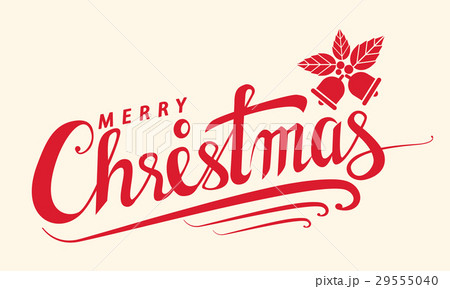 Merry Christmas text, Lettering 29555040
