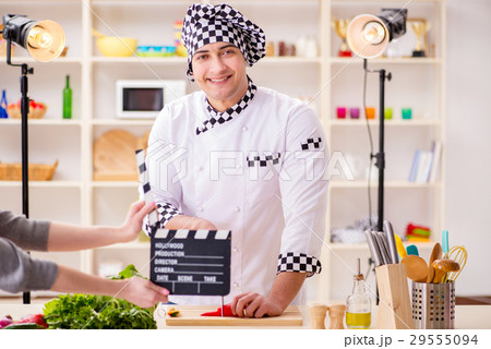 Food cooking tv show in the studio Food cooking tv show in the studio 29555094