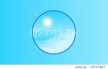 Landscape of beach silhouettes vector Landscape of beach silhouettes vector 29557667