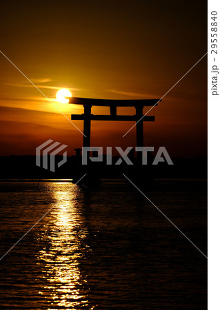 浜名湖　弁天島の夕刻 29558840