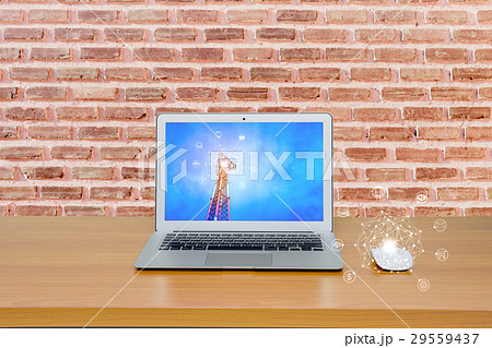 Connecting to the online service concept Connecting to the online service concept 29559437