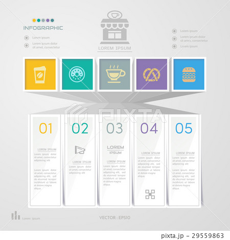 Infographics design template with icons Infographics design template with icons 29559863