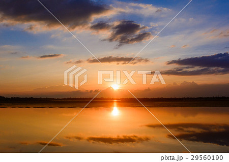 sunrise in the sea sunrise in the sea 29560190