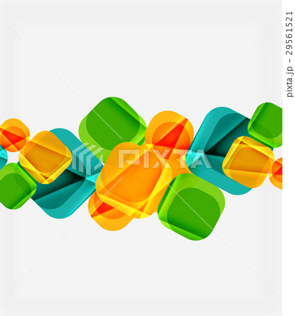 Color glossy squares with round angles Color glossy squares with round angles 29561521