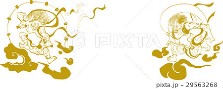 風神雷神図 29563268