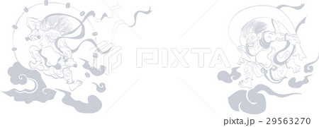 風神雷神図 29563270