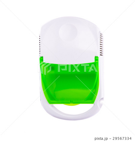 inhaler compressor nebulizer on white background inhaler compressor nebulizer on white background 29567334
