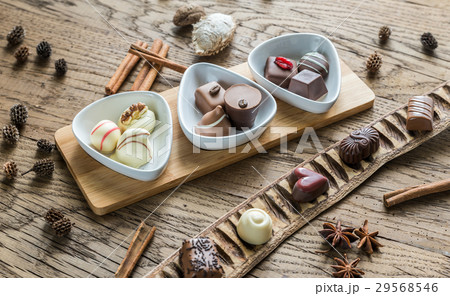 Swiss chocolate candies 29568546