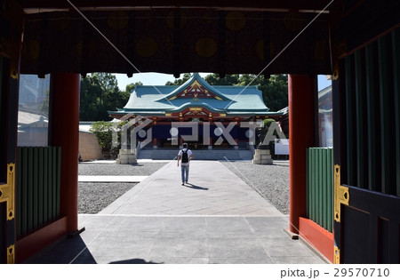 日枝神社（山王日枝神社）・神門から社殿 29570710