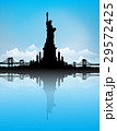 Blue Sky New York City skyline Vector 29572425