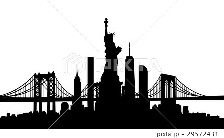 New York City skyline vector New York City skyline vector 29572431