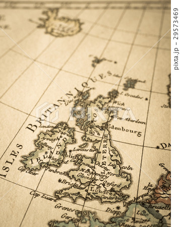 アンティークの古地図　イギリス 29573469