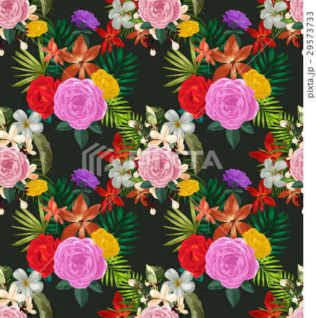 floral seamless pattern 29573733