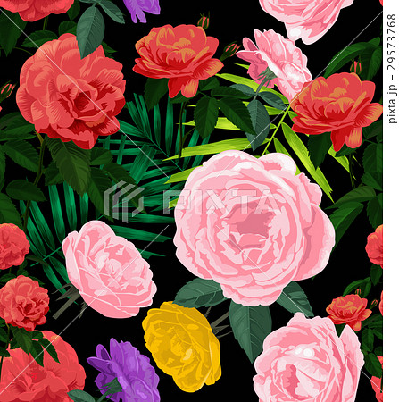 rose seamless pattern rose seamless pattern 29573768
