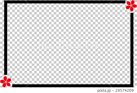 Cherry red black frame Cherry red black frame 29574209