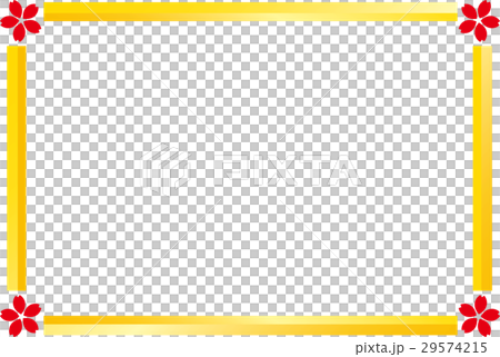 Cherry red gold frame Cherry red gold frame 29574215