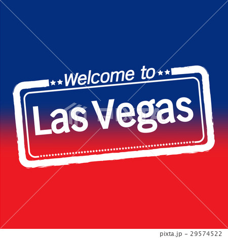 Welcome to Las Vegas City illustration design 29574522