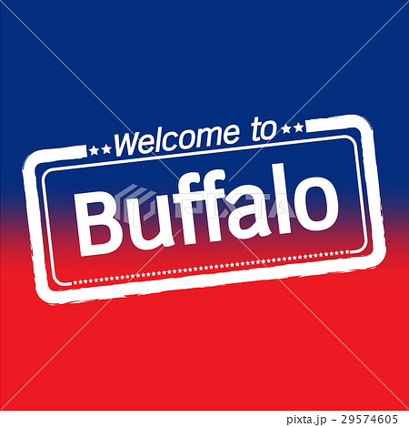 Welcome to Buffalo City illustration design Welcome to Buffalo City illustration design 29574605