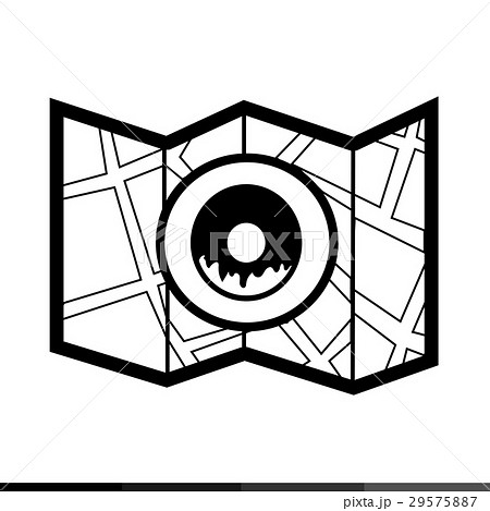 Map icon illustration design Map icon illustration design 29575887