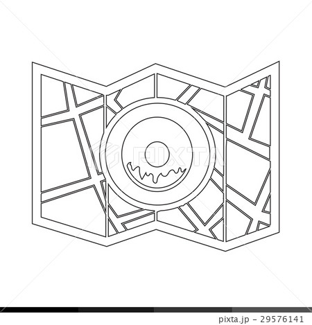 Map icon illustration design Map icon illustration design 29576141